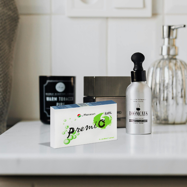 Premio box placed in the bathroom