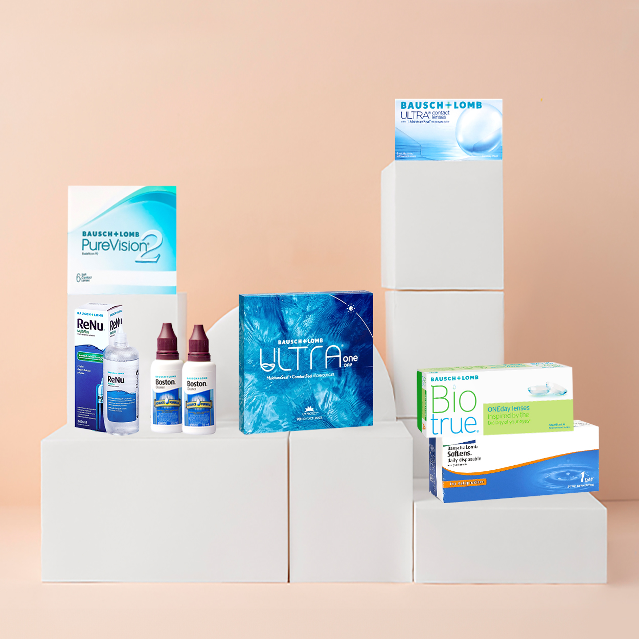 All contact lenses from Bausch & Lomb.