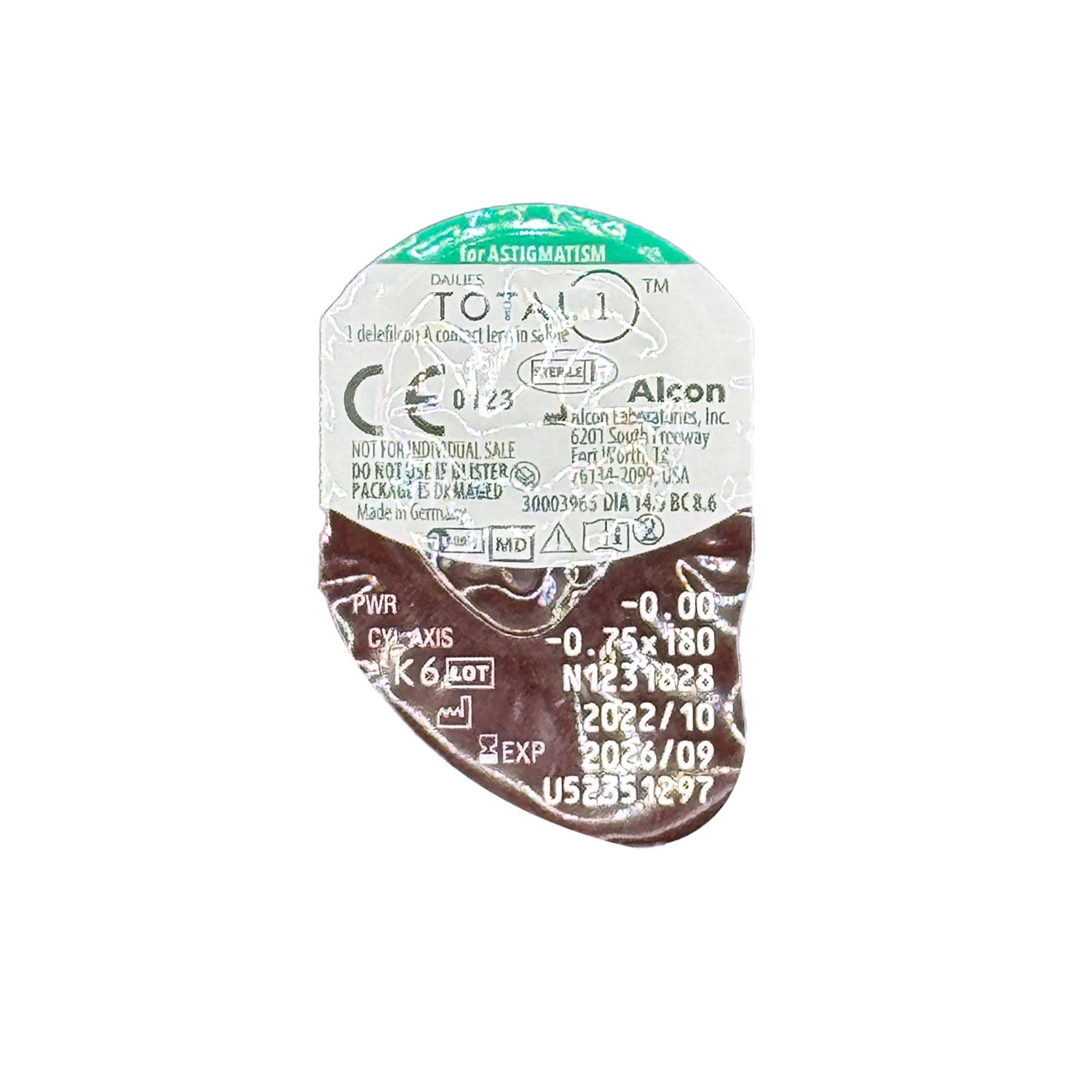 Dailies Total 1 for Astigmatism (30)