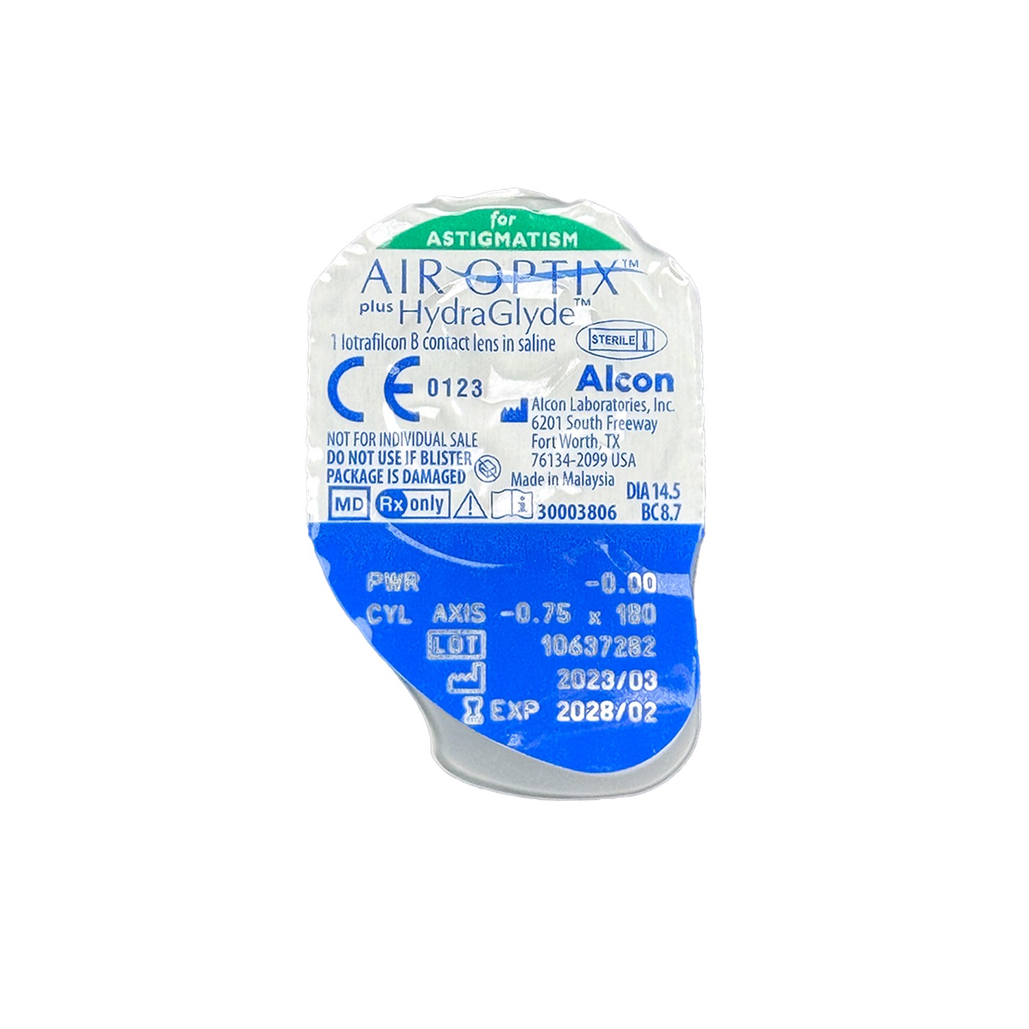 Air Optix plus HydraGlyde for Astigmatism (3)